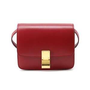 Celine Classic Box Shoulder Bag Red